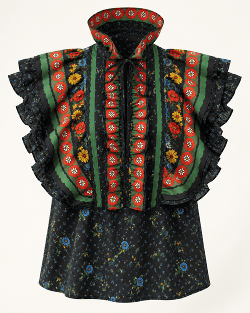 PALOMA HEAT BLOUSE BLACK