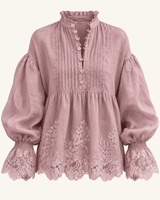 Amélie Blouse Rose Dust