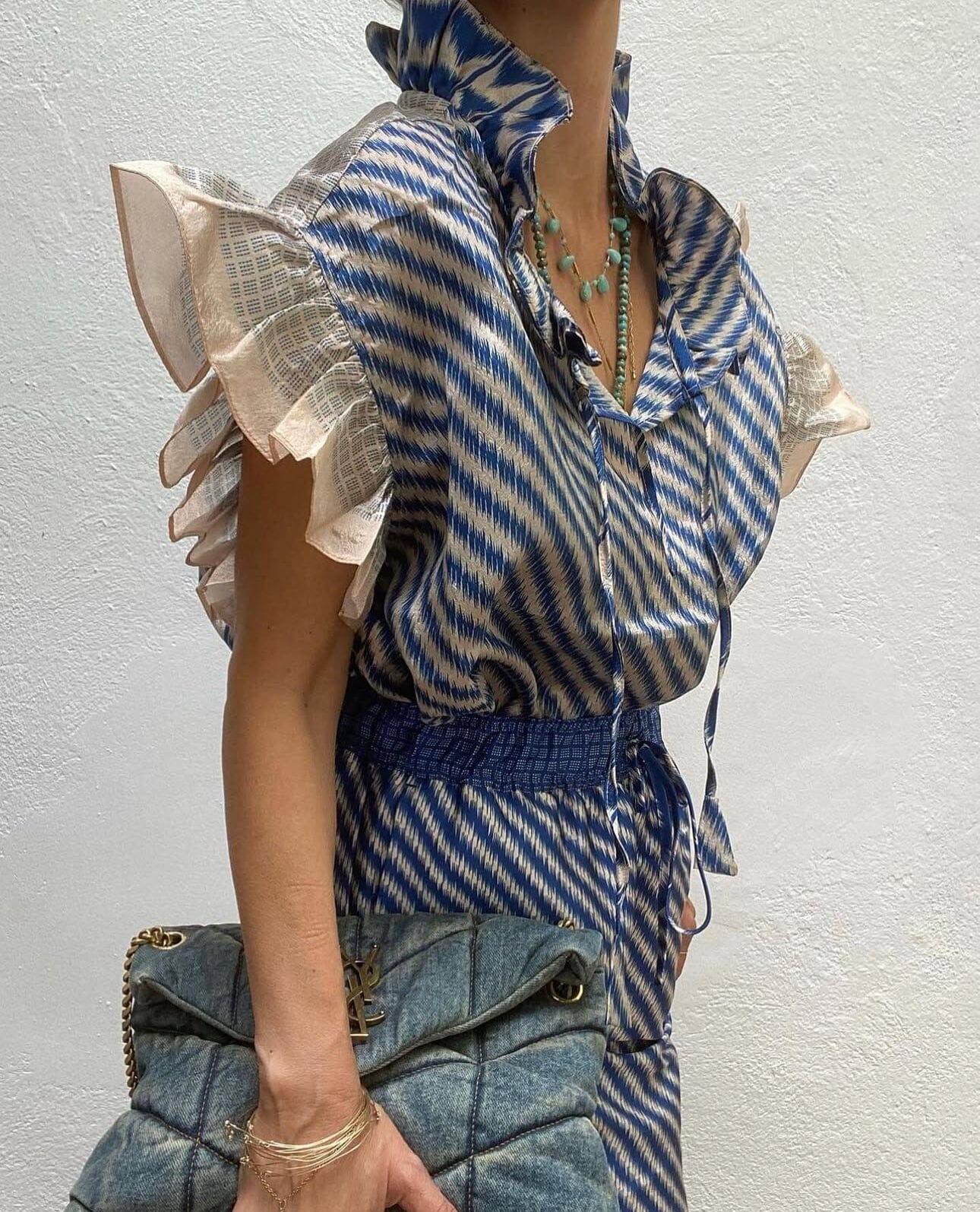 AQUAMARINE SUMMER BLOUSE Skjorter og toppe Joseph CPH 