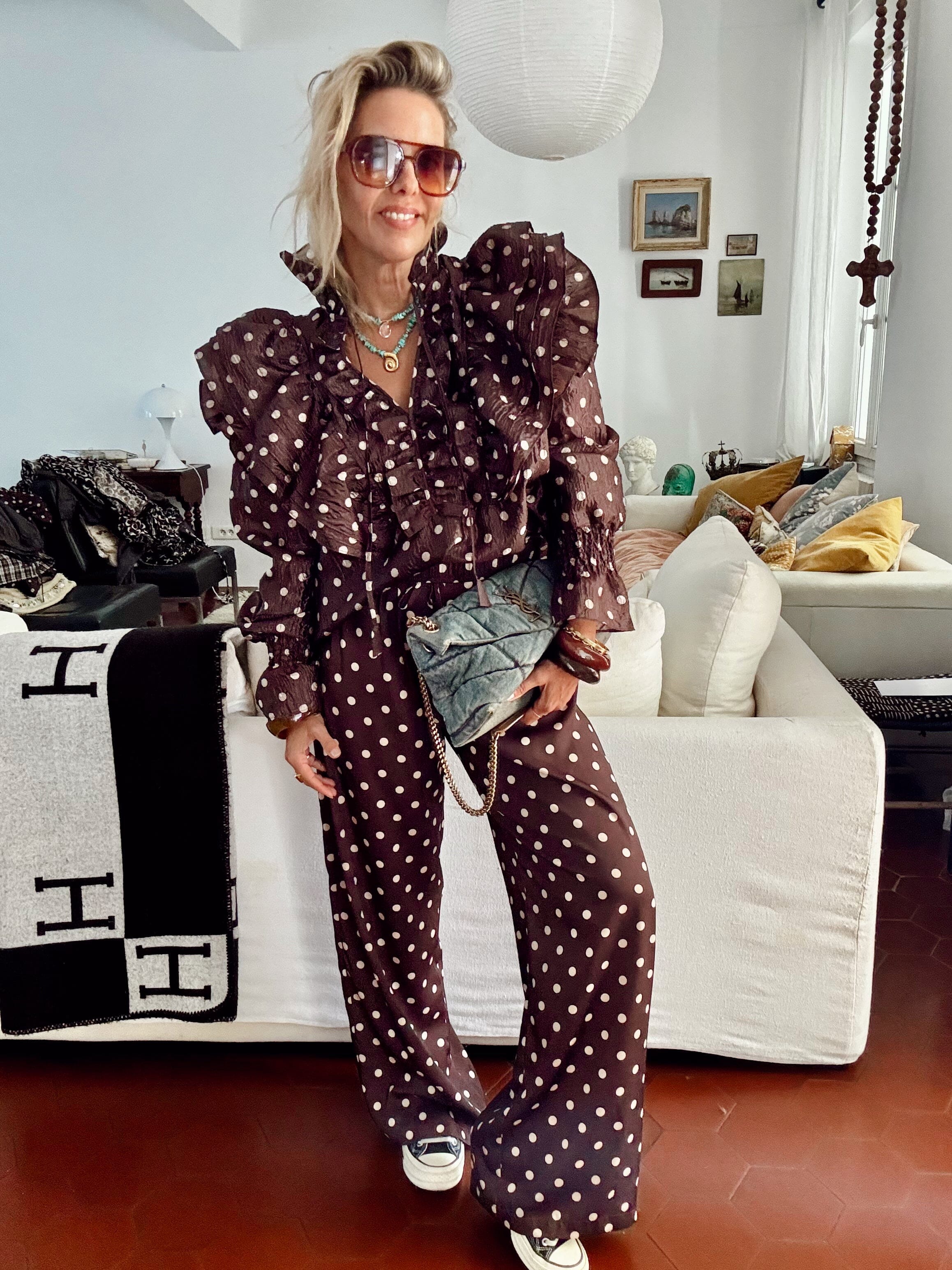 CARAMEL SWIRL HEAT SHIRT Skjorter og toppe Joseph Copenhagen 