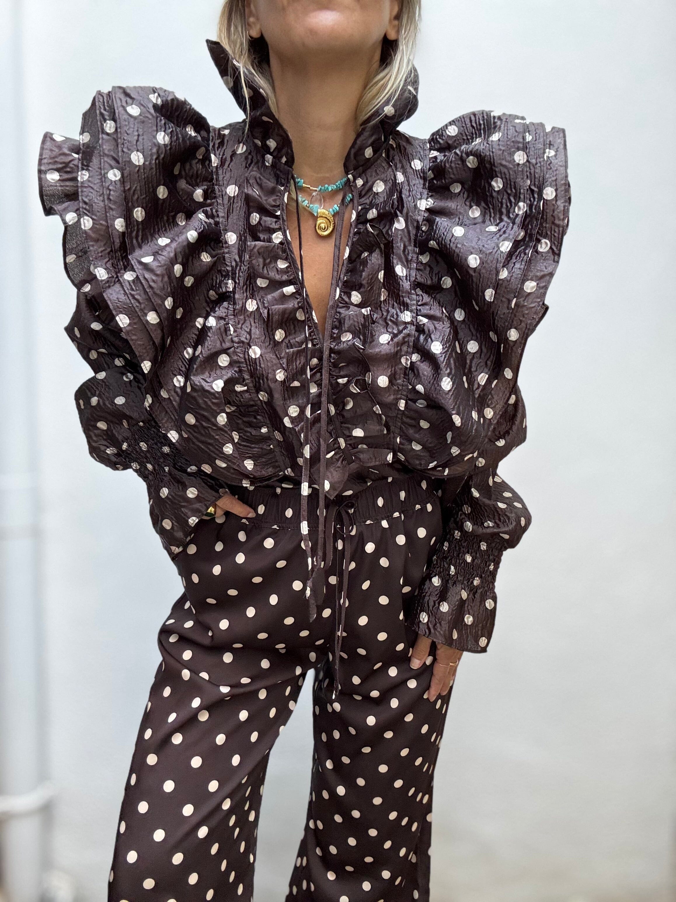 CARAMEL SWIRL KIMONO PANTS Bukser Joseph Copenhagen 