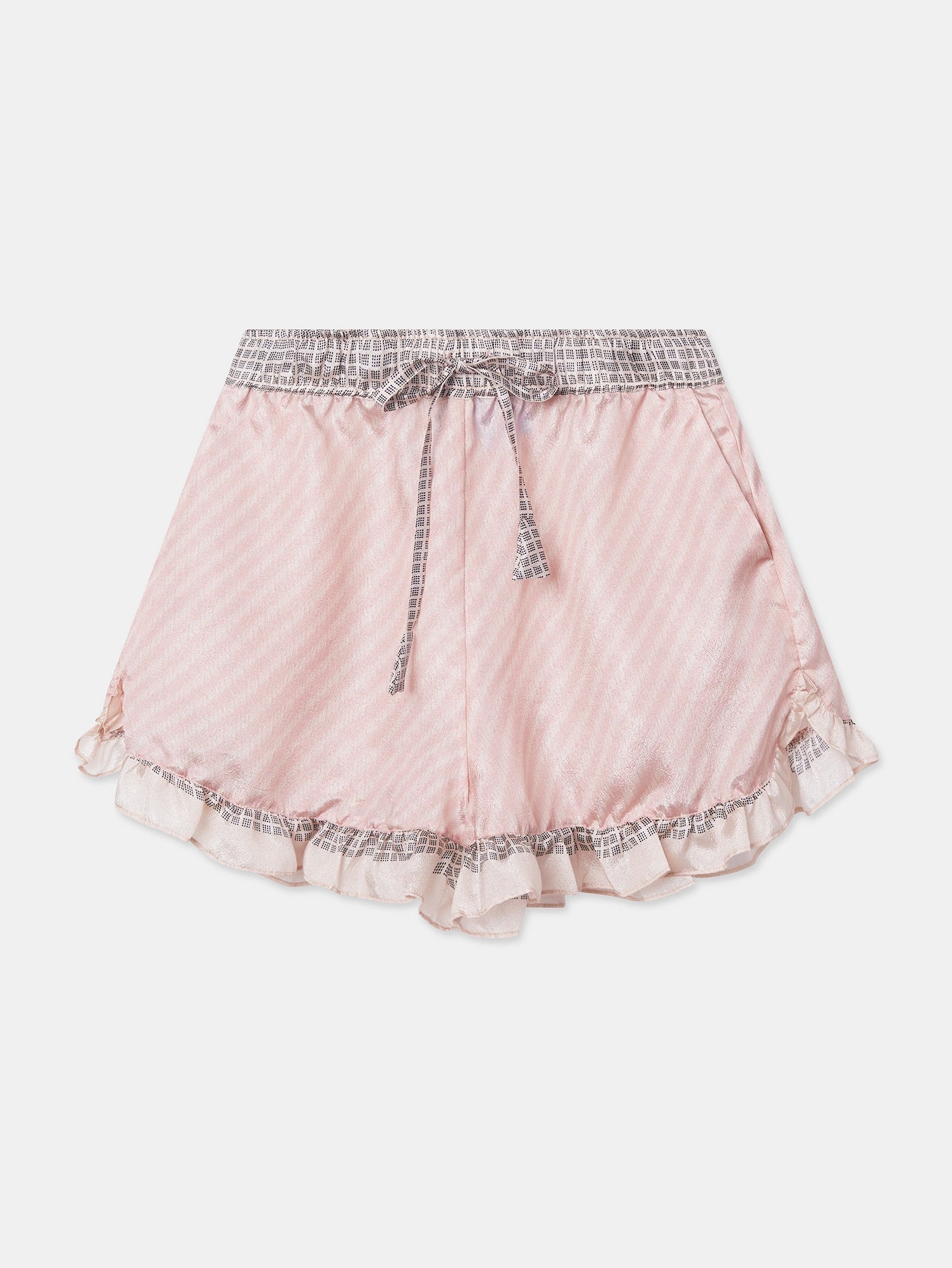 DUSTY ROSE FRILL SHORTS Bukser Joseph CPH 