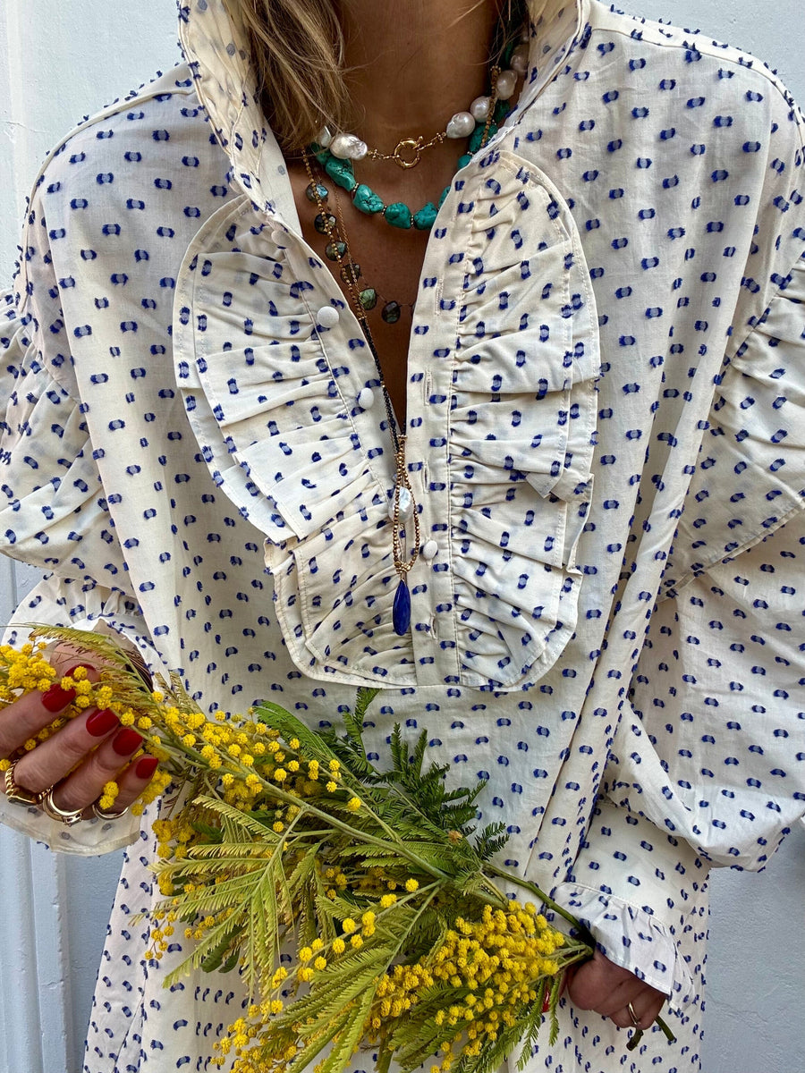FROSTED BLOSSOM SARI DRESS Joseph Copenhagen 