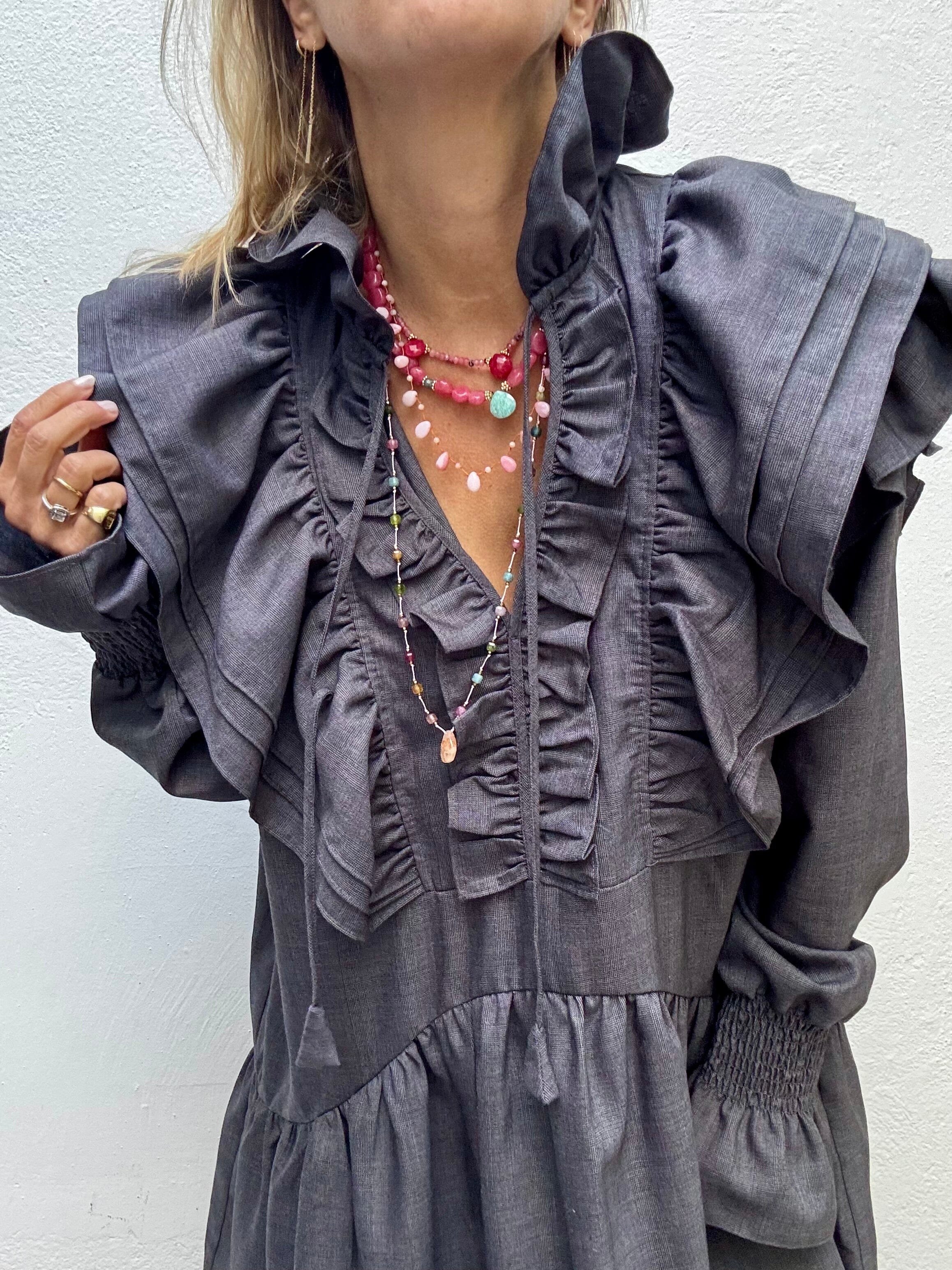 FROZEN LAKE HEAT DRESS Kjoler Joseph Copenhagen 