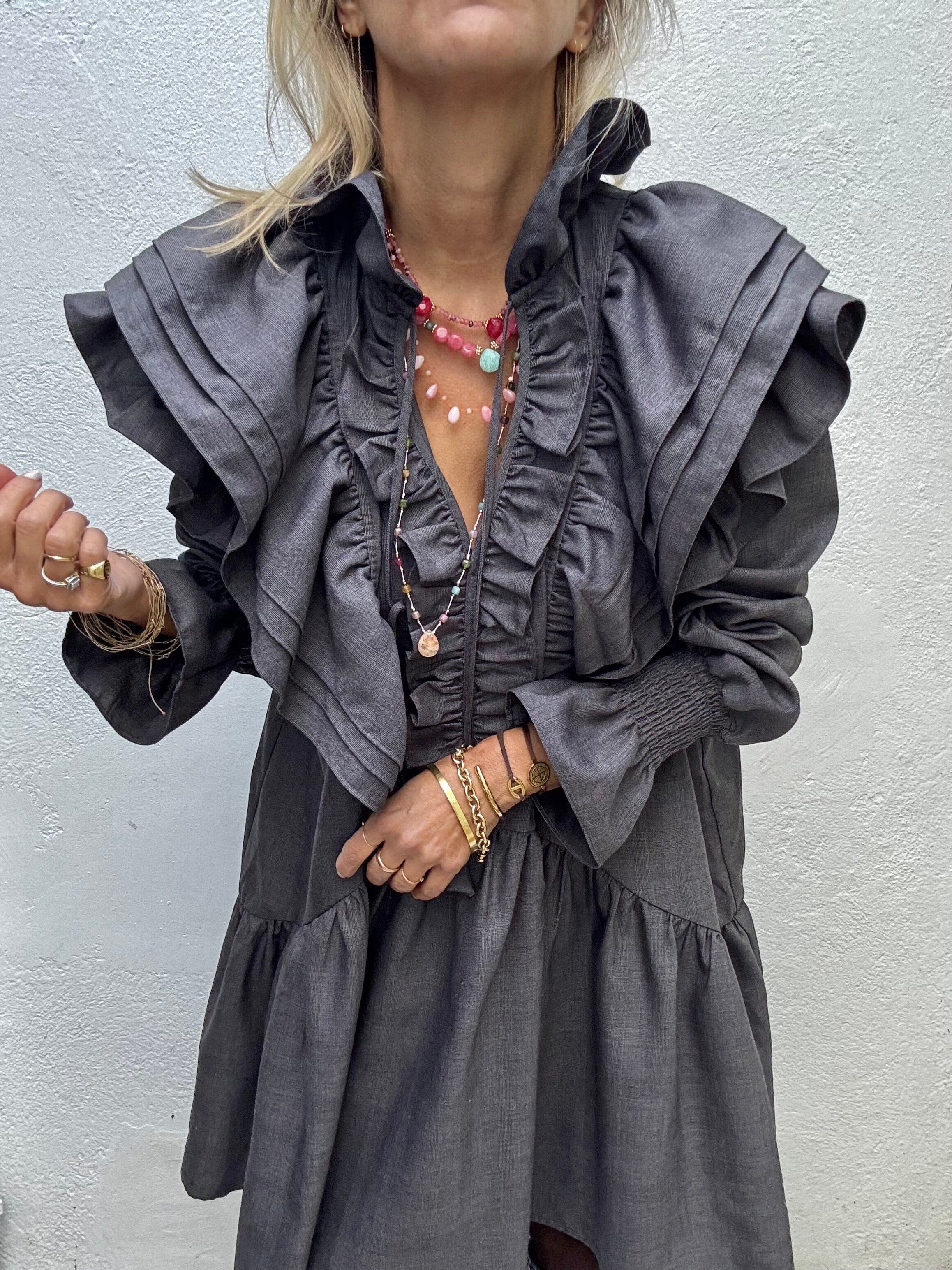 FROZEN LAKE HEAT DRESS Kjoler Joseph Copenhagen 