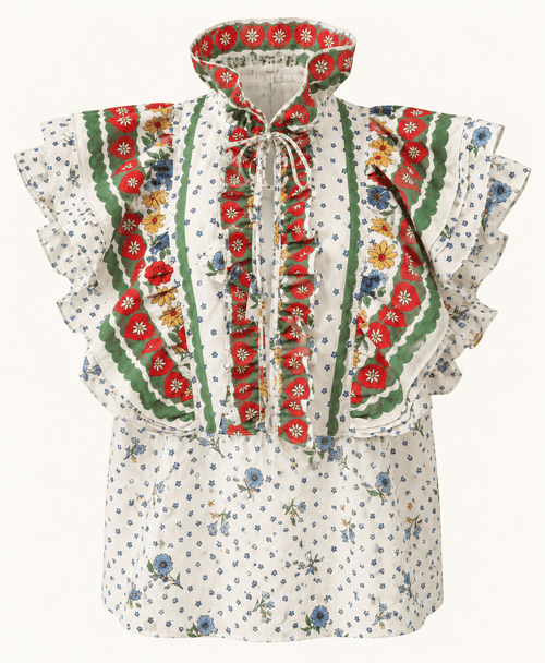 PALOMA HEAT BLOUSE WHITE