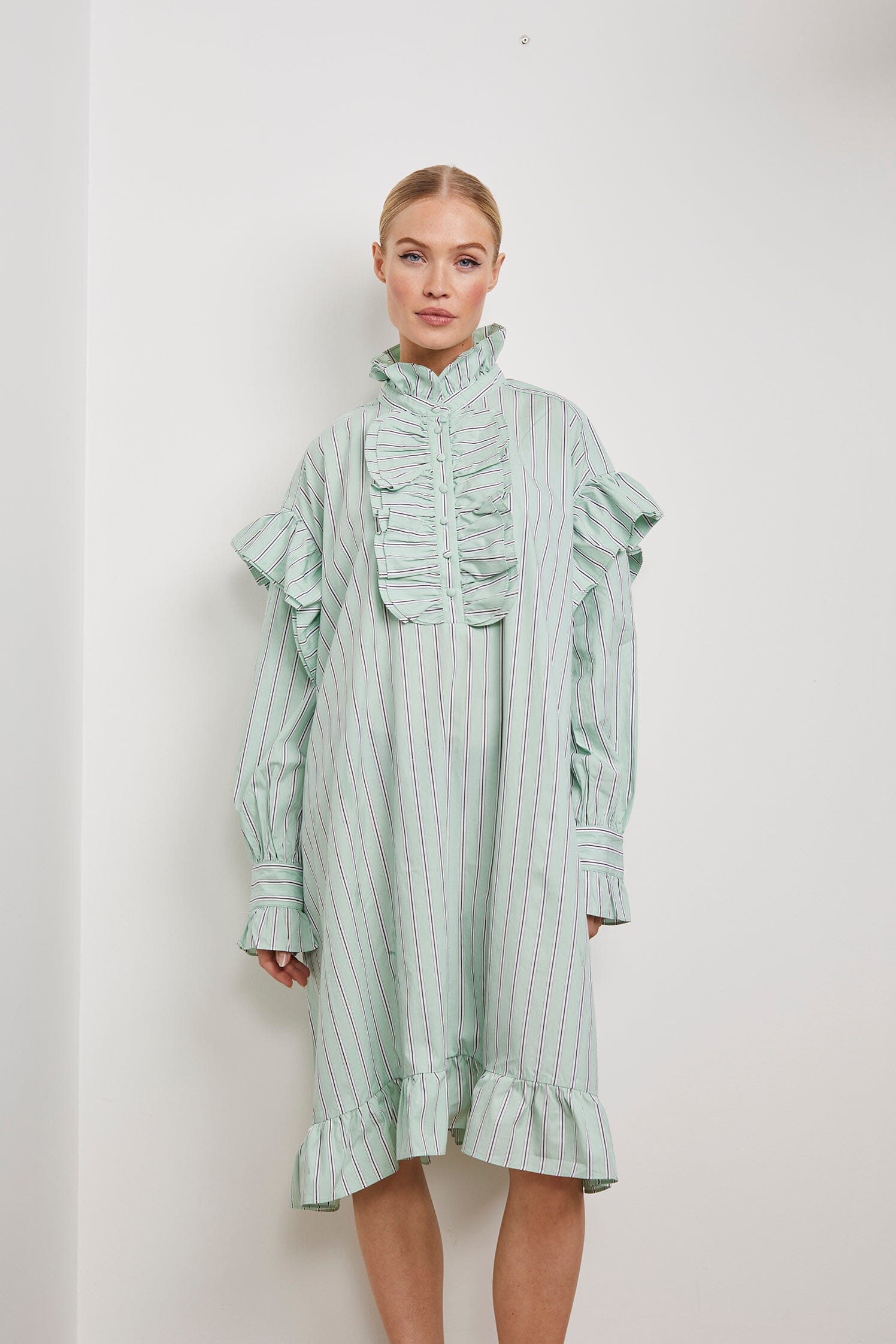 SUMMERHOUSE SARI DRESS GREEN Kjoler Joseph CPH 