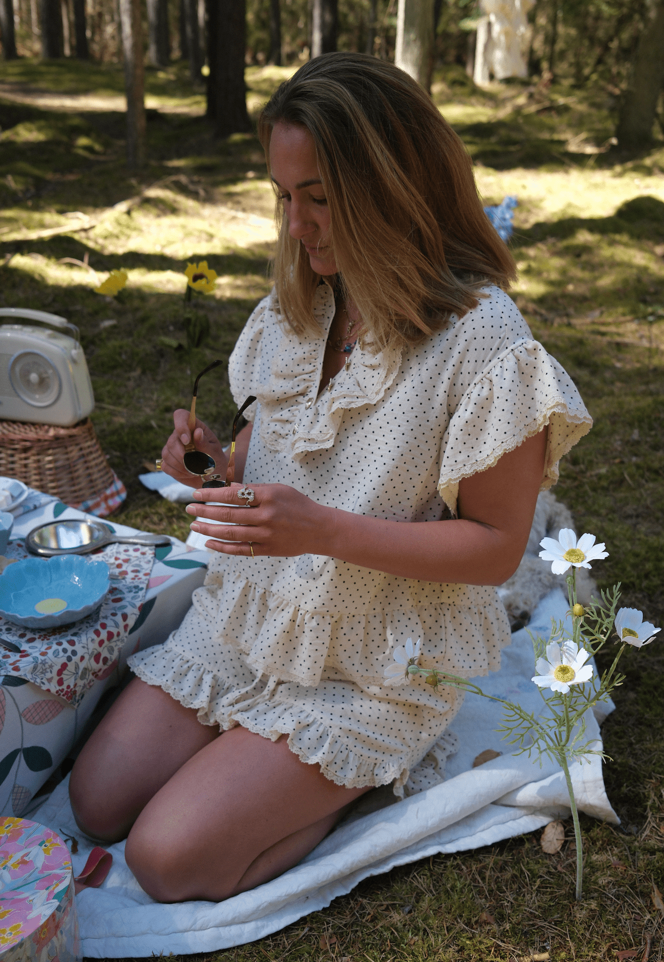 WILDFLOWER MUSE FRILL SHORTS – Joseph Copenhagen WILDFLOWER MUSE FRILL SHORTS – Joseph Copenhagen