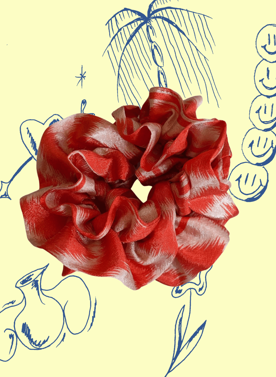 CORAL ROSE SCRUNCHIE Joseph Copenhagen 