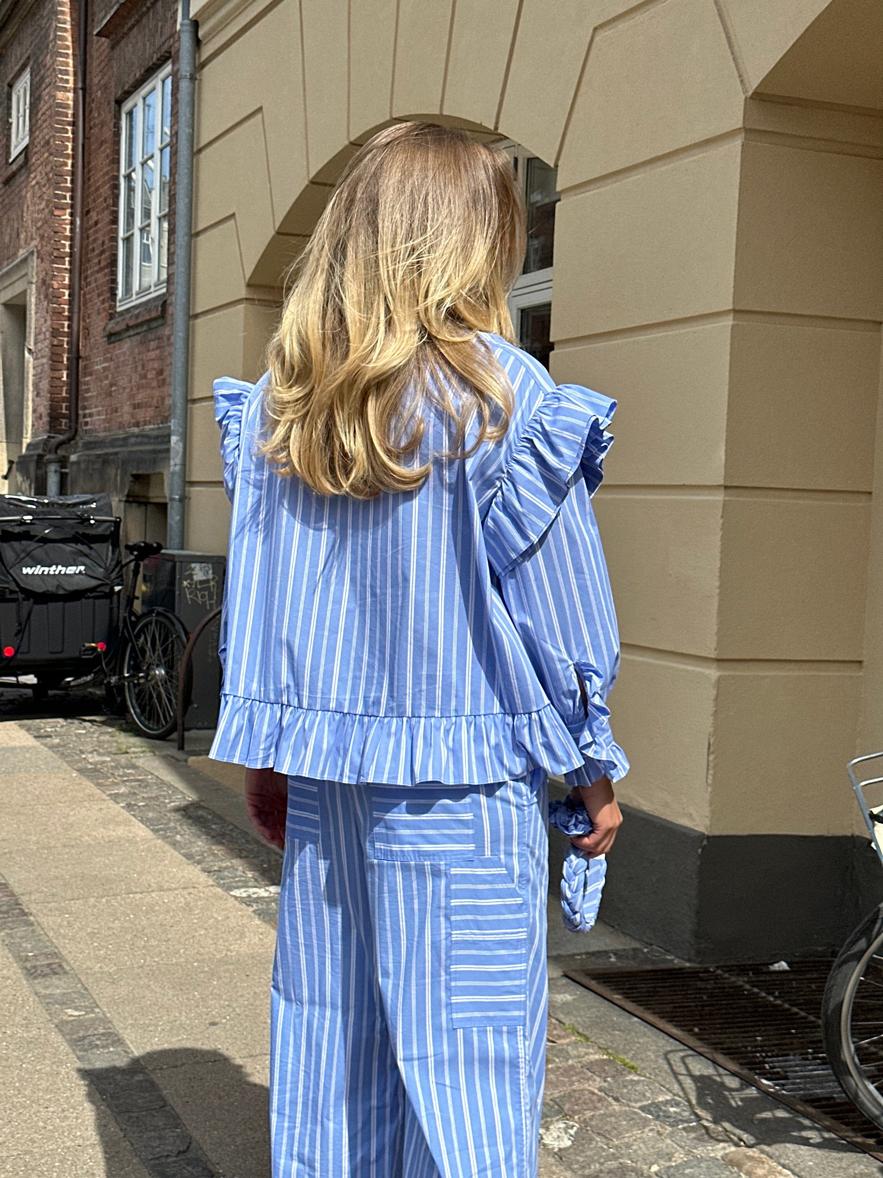 Holiday PJ pants stripe blue Skjorter og toppe Joseph Copenhagen 