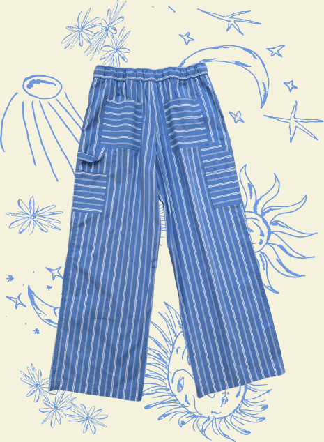 Holiday PJ pants stripe blue Skjorter og toppe Joseph Copenhagen 