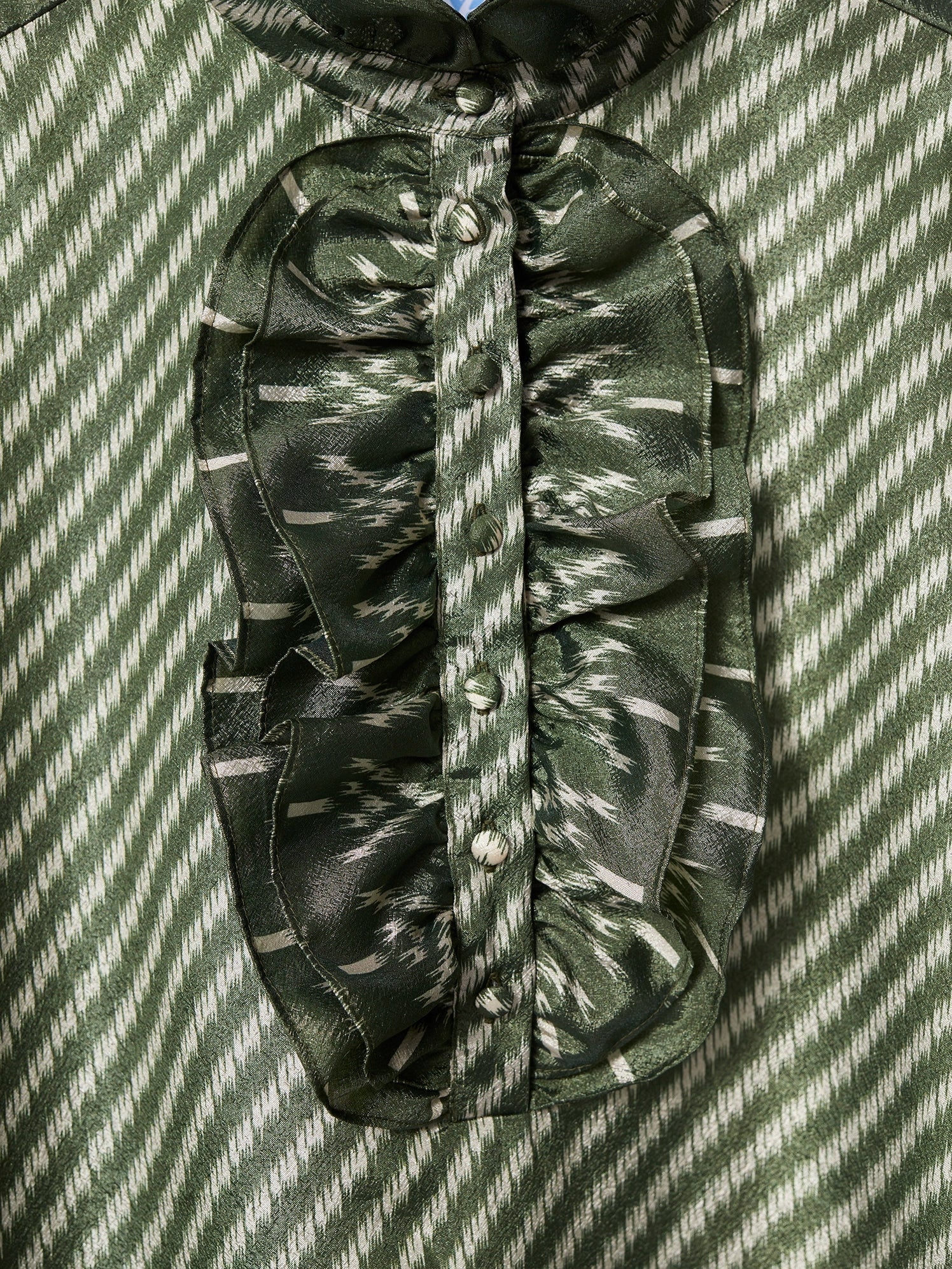 HUNTER GREEN SARI DRESS Kjoler Joseph CPH