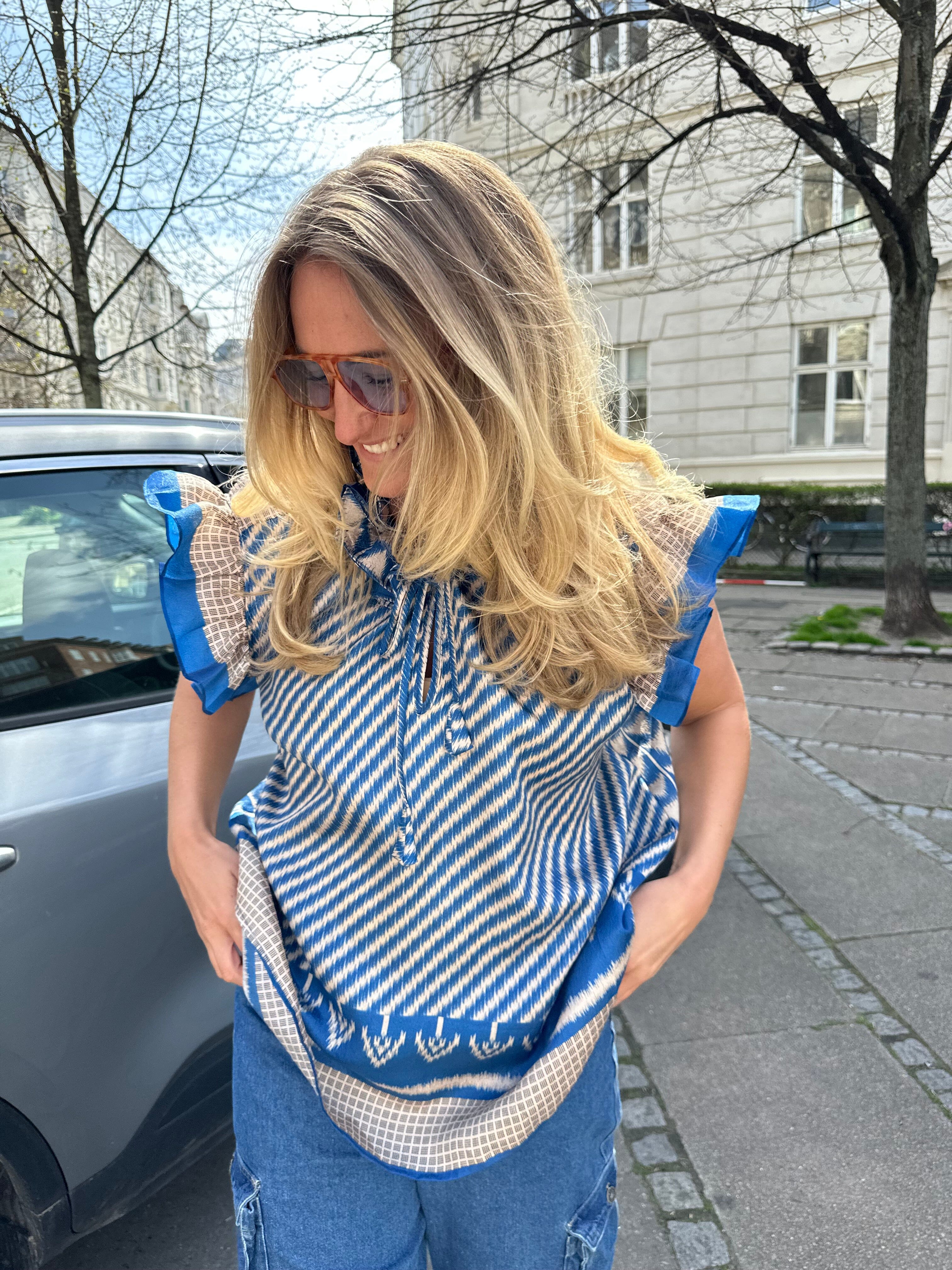 Sari Summershirt Paradise Blue Skjorter og toppe Joseph Copenhagen