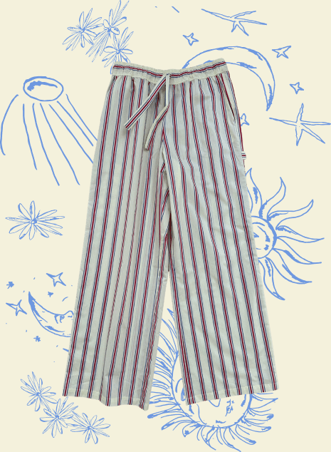 Siesta PJ pants stripe red Skjorter og toppe Joseph Copenhagen 